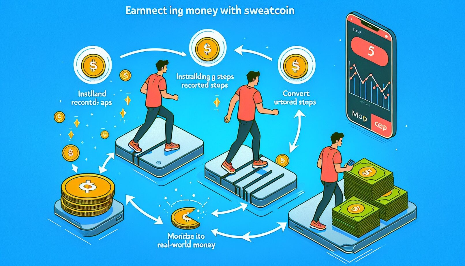 Descubre cómo generar ingresos extra con Sweatcoin - Mercadillo5