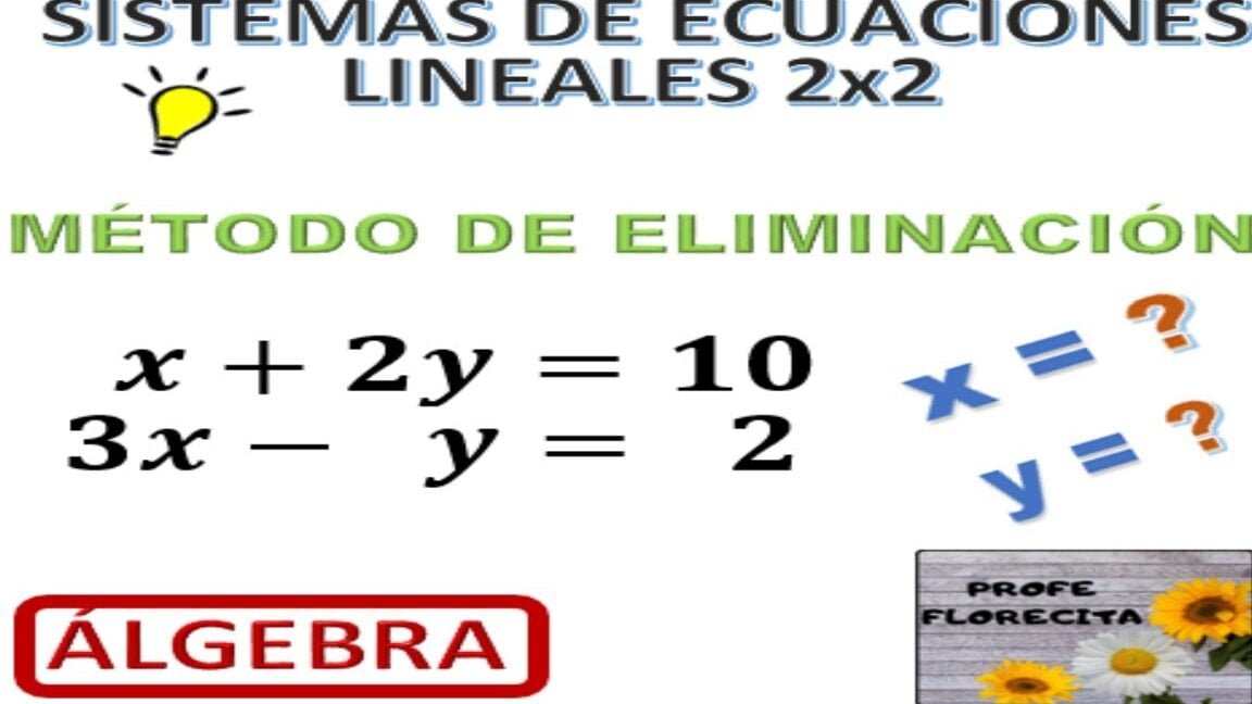 Descubre ejemplos prácticos de ecuaciones lineales 2x2 - Mercadillo5