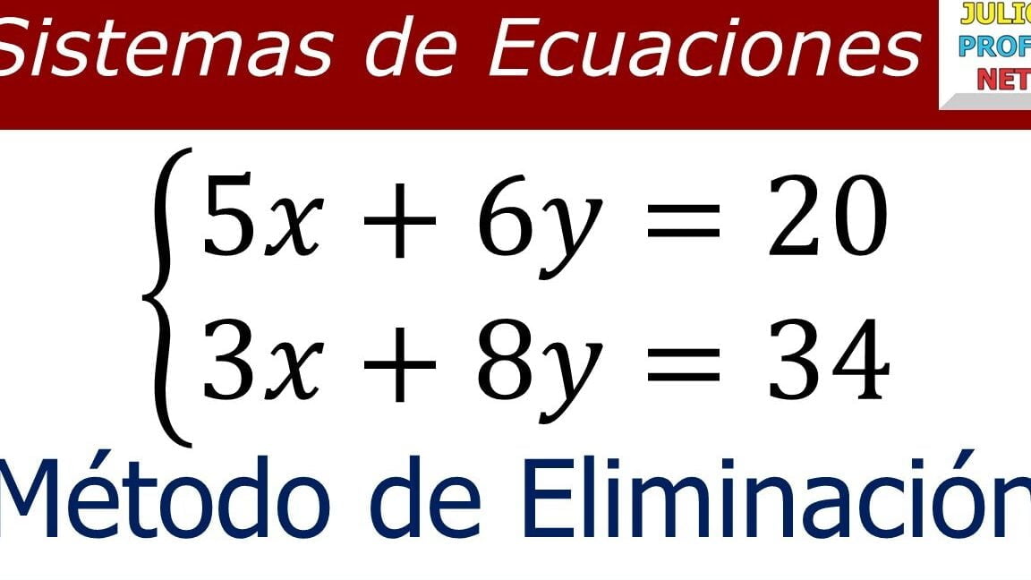 Método efectivo para resolver sistemas de ecuaciones por reducción - Mercadillo5